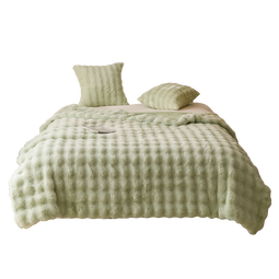 一默毛毯保暖加厚牛奶绒盖毯沙发毯办公室午睡空调毯亲肤泡泡云绒毯子 棕褐【多用途毯】 100*150cm(午睡盖毯)