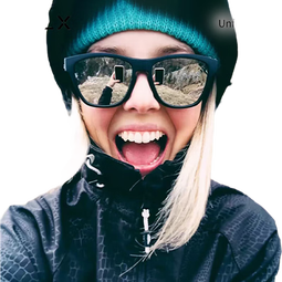 HILXUnfold运动眼镜折叠太阳镜男女护目墨镜跑步骑行开车钓鱼偏光镜片