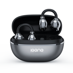 击音【颜值+AI智能】6.0蓝牙耳机耳夹式无线音乐跑步运动续航降噪不入耳开放骨传导概念适用酷狗华为Q3