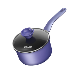 康佳（KONKA）奶锅雪平锅宝宝辅食锅泡面锅不粘小煮锅早餐锅加大加深汤锅热油锅 KNG-1601-R 16cm