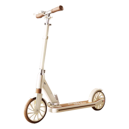 哆哆哈尼儿童滑板车成人6-12岁大童10-15以上男女运动平衡两轮溜溜可折叠 秋叶棕【大童专属定制】 前后双刹+成人可玩