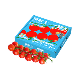 京鲜生&一颗大樱桃番茄带枝整串净重850g水果西红柿圣女果源头直发包邮