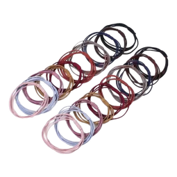 网红头绳发圈小清新韩版头饰少女心扎头发饰品四合一皮筋 四合一发绳20根