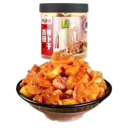 农乡临香辣萝卜干228g山东萝卜腌制开胃下饭酱菜萝卜干开罐即食 香辣萝卜干罐装【228g*1】