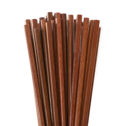 双枪（Suncha）原木铁木筷子家用实木筷子套装 铁木筷-新款 5双