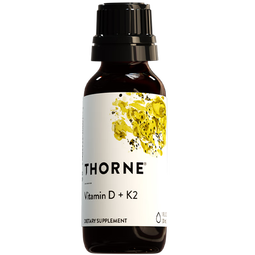 THORNE悦恩维生素d3k2水滴剂液体维D孕妇备孕儿童钙吸收骨骼成长KD500