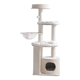 兽牌慕斯实木猫爬架不占地猫架猫窝猫抓板一体带太空舱大猫暖冬可用 慕斯