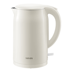 华凌美的出品电热水壶 烧水壶热水壶304不锈钢 家用1.7L大容量电水壶电热壶开水壶暖水壶智能自动断电 1.7L WH-H1