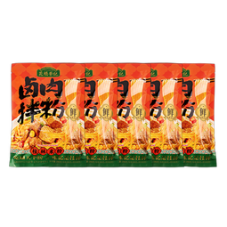 花桥荣记正宗桂林米粉方便速食袋装米粉美食广西特产桂林米粉免煮免煮即食 卤肉拌粉【280g*1袋】