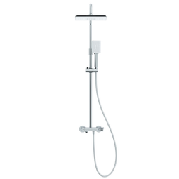 海尔(Haier)智能淋浴花洒套装增压花洒喷头钢琴按键数显淋浴全套家用 银色-303三挡基础款-59A精铜