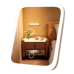 米波迪（Meebordi）智能化妆镜带灯LED美妆镜折叠镜便携三色补光调亮梳妆镜子化妆镜桌面美容仪灯生日礼物女士保价11