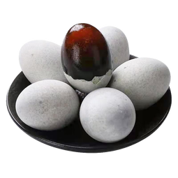 京喜加皮蛋松花皮蛋50-60g实心沁心混发早餐生鲜买菜京东包邮溏心即食 2枚