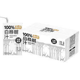 颜小萌 100%白桦树汁 植物饮料 250mL*10盒