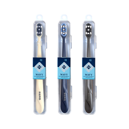 皓齿良品 男士硬毛牙刷特硬毛中硬牙刷高档超强美白去渍刷烟渍专用 超强去渍 不伤牙【中硬毛】 1支