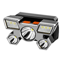 【零负重】智能照明灯户外登山充电设备感应挂耳头灯超长续航家居充电特亮头戴式探险照明灯L-T21 【升级款】四档调光+轻便不压头L-T21