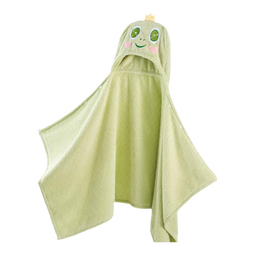欧孕（OUYUN）儿童浴巾宝宝新生婴儿带帽斗篷浴袍男女童吸水速干可穿式毛巾春季 拉蒂兔【7A抗菌 防静电】 145cmx85cm