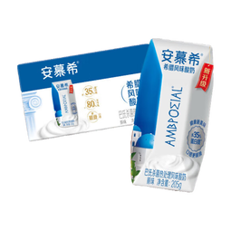 伊利安慕希原味酸奶205g*10盒/箱  常温酸奶营养早餐 205g*10盒/箱