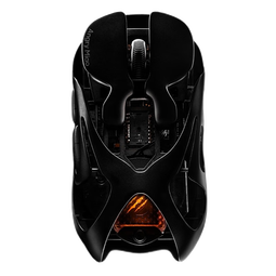 怒喵鼠标电竞游戏专用双模鼠标蓝牙办公充电人体工学鼠标电脑笔记本 轻量化镁铝合金AM Infinity Mouse 玄武(黑色)【专业版含电池*2+收纳袋+脚贴】