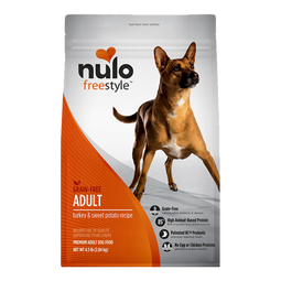 NULO诺乐自由天性狗粮全价无谷低敏易吸收高蛋白成犬干粮无鸡肉配方 火鸡甜薯|2.04kg新效期26年9月