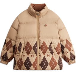 MQD童装男大童冬季立领羽绒服 卡其 110