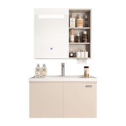 四季沐歌（MICOE）智能浴室柜陶瓷一体盆洗手盆柜组合卫生间洗无龙头M-JM08(70)-NN