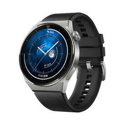 华为（HUAWEI）手表WATCH GT 3 Pro【咨询享优惠】运动智能ECG心电图心率体温血氧监测两周续航送男女士朋友礼物6 46mm活力款-黑色氟橡胶表【皮表带+贴膜】 好礼十选一