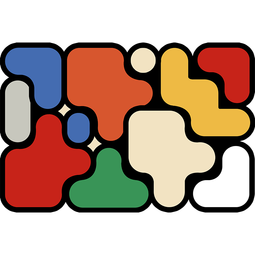 季象浴室地垫吸水地垫洗手间毯子入户门防滑垫厨房卫生间速干垫卫浴垫 GZN-魔术方块彩虹-黑底 40x60cm 