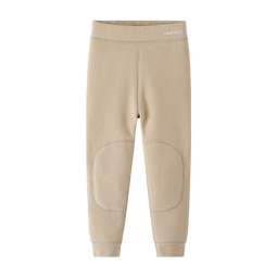 英氏儿童保暖裤子男女童秋冬一体绒加厚亲肤高腰家居裤校服神器打底裤 浅卡其【女童款】 110