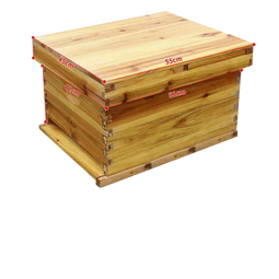 蜂荣标准十框中蜂箱七框煮蜡诱蜂箱全杉木土养箱全套加厚养蜜蜂箱蜂巢 十框煮蜡蜂箱+沙盖+隔板 