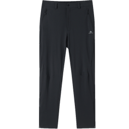 拓路者【六扇门】户外登山软壳裤春秋季新款女款透气防雨徒步休闲长裤子 黑色-三季款 S