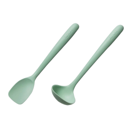 苏泊尔（SUPOR）辅食锅铲辅食勺硅胶软勺硅胶铲奶锅婴儿辅食锅不粘锅煎锅炒菜铲勺 【耐高温】-硅胶勺