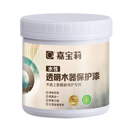 嘉宝莉（CARPOLY）水性木器保护漆原木防腐防霉自刷改色翻新漆透明清漆封闭底材底漆 【耐磨防护】亮光透明清漆 1kg，赠送涂刷工具