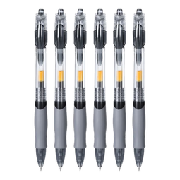 按动中性笔0.5mm红蓝碳素黑笔考试专用笔学生刷题笔签字笔子弹头中性笔 【款式随机发货】10支（黑色）