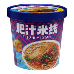 港式肥汁米线螺蛳粉米粉米线方便面泡面速食宵夜桶装冲泡155g/桶 【12桶】肥汁米线