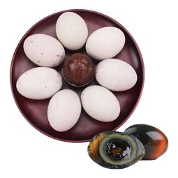 【东东农场专供】特大麻鸭松花鸭皮蛋无铅工艺生鲜即食溏心蛋60g 6枚