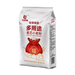 【旱塬福麺】运城面粉多用途小麦粉馒头面条饺子中筋通用粉1斤 500g/袋