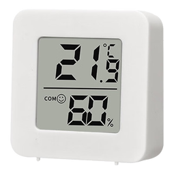 迷你婴儿房温度表壁挂式干湿显示检测仪器高精准电子室内温湿度计 【桌面摆】+【背胶款】共两个