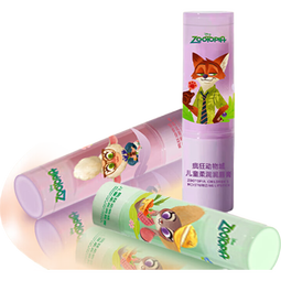 儿童唇膏疯狂动物城2保湿滋润舒缓干燥男孩女孩秋冬季专用护唇膏 尼克柑橘香3.5g*1支