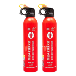 车载灭火器家用汽车小型便携式水基灭瓶消防3C认证消防器材 620ml 水基 灭火器5件套