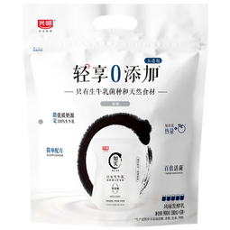 光明 如实轻享包原味 180g*5 风味发酵乳酸奶 0蔗糖健康轻食