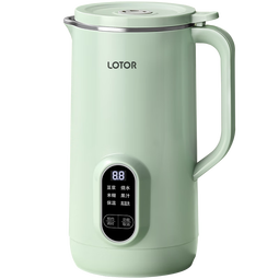 LOTOR破壁机五谷杂粮家用豆浆机迷你小型果汁榨汁料理机1-2人3-4人食 800ML绿色升级款