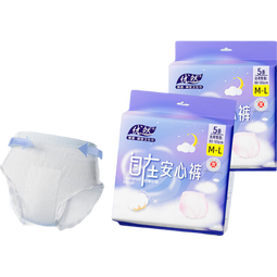 医护级安睡裤轻薄透气防侧漏卫生巾安心裤超薄加长姨妈巾高腰夜用 F码-均码 15条 80-130斤 到手3包【医护级防漏安睡裤】