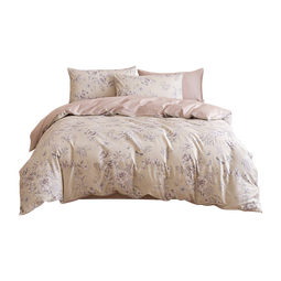 一默四件套纯棉春秋四季全棉双人床品套装被套床单枕套疏影花清四件套 纯棉 40支 嫩芽绿 床单款 （被套200*230cm）