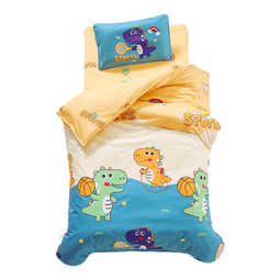 9i9儿童床品3件套幼儿园纯棉被套枕套垫套宝宝被罩午睡用品A119