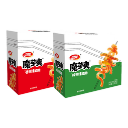 卫龙魔芋爽辣条休闲小零食香辣素毛肚热量低了魔芋爽解馋商超同款 香辣+酸辣/盒装|约40包|600g