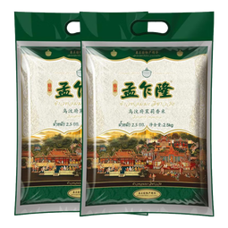 孟乍隆【正宗】乌汶府泰国茉莉香米2.5KG*2袋 原粮进口 长粒大米10斤  精品乌汶府茉莉香米 2.5kg*2袋