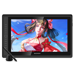 高漫（GAOMON）G16智能数位屏 全贴合磨砂黑电脑专业绘画屏 无源无线笔手写板 手写屏 