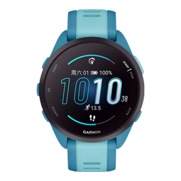 佳明（GARMIN）Forerunner165心率血氧多星定位户外运动智能手表 音乐版极光蓝