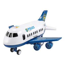 贝初众儿童玩具男孩1-2-3岁小孩宝宝飞机玩具车一两三周生日礼物益智幼 吊塔款【4辆合金车+11件路标】61