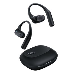 JBL Sense Lite音悦圈舒适版开放式无线蓝牙耳机 非骨传导运动跑步挂耳式不夹耳 国家补贴 黑色